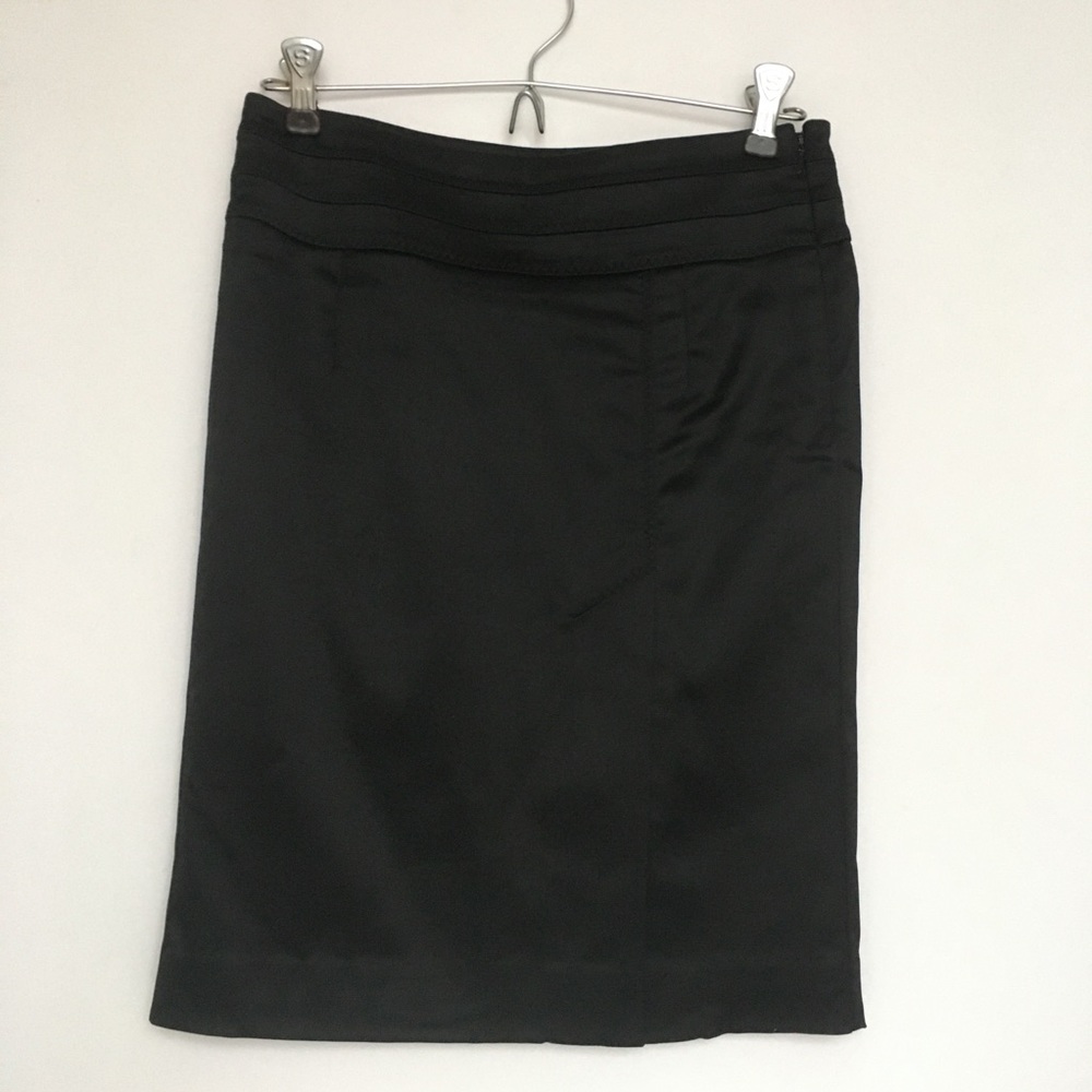 Marciano satin pencil skirt